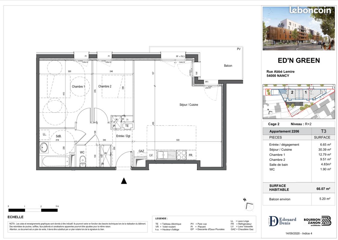 Appartement T3 (image 1)