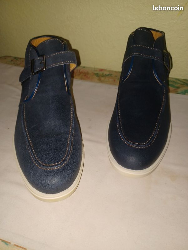 Bottillons MOD8 Comet – Nubuck Bleu, Taille 20, Fille, Neufs