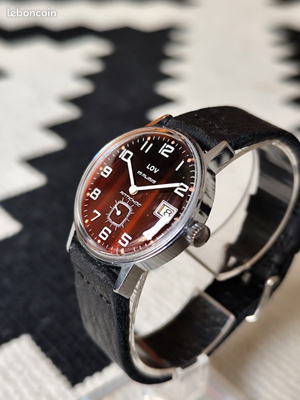 Montre Mécanique Vintage LOV - Occasion - Sans Marque - Pièce Rétro