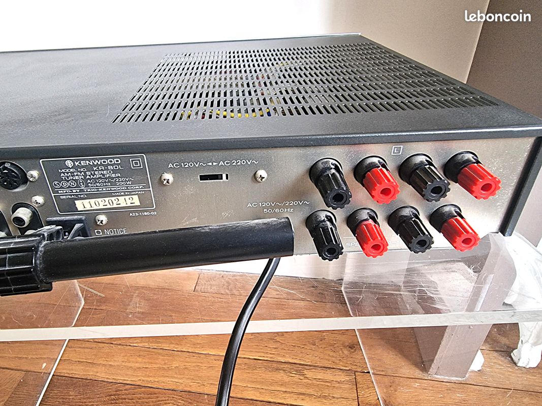 Ampli tuner kenwood kb 80l extra plat 1980 (image 10)