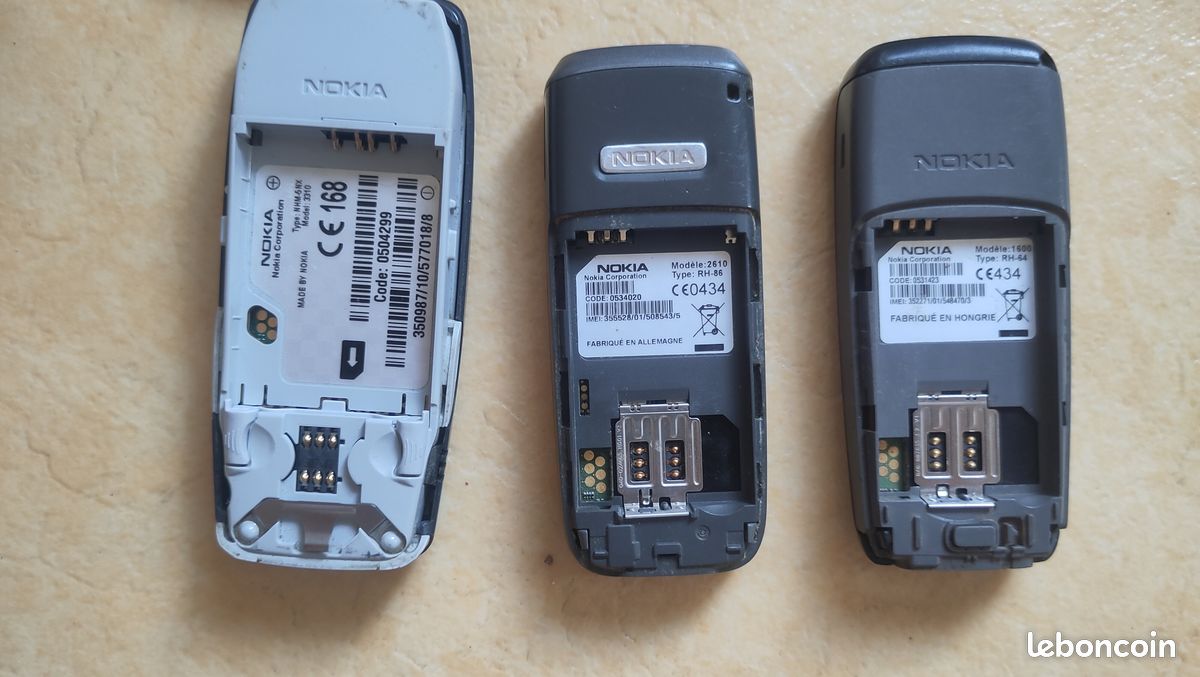 Lot 3 Nokia Vintage (image 4)