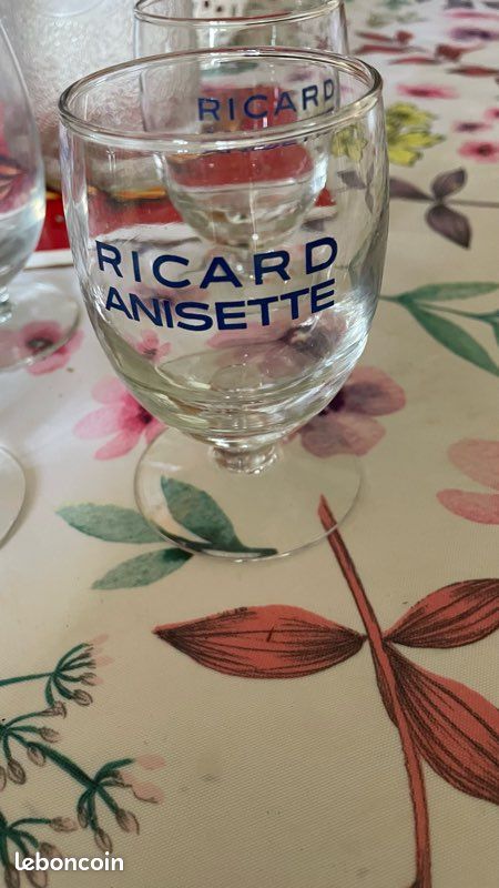 Lot de 4 verres ballon Ricard bleu (image 2)