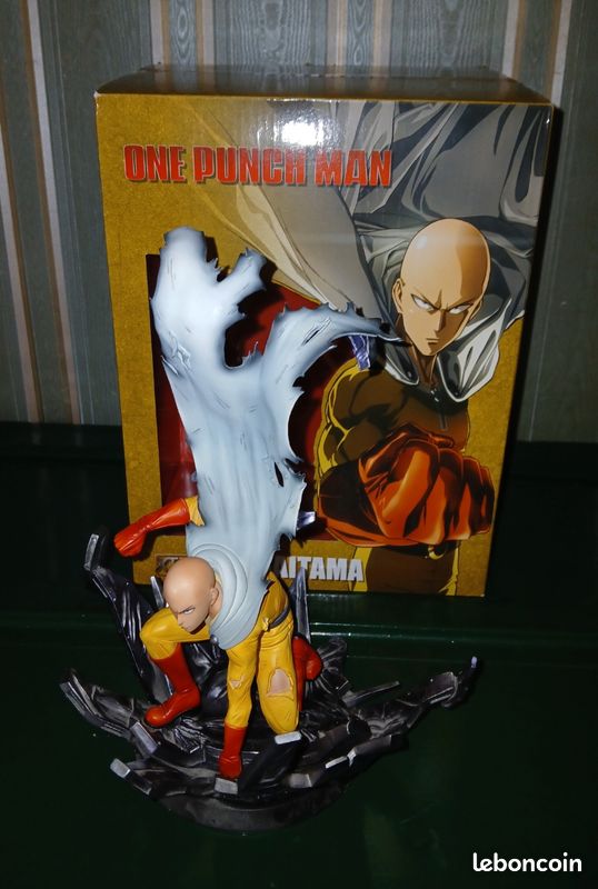 Figurine Saitama 15 Cm – Articulée – PVC – Collection – Décoration Bureau – Cadeau Fan Anime
