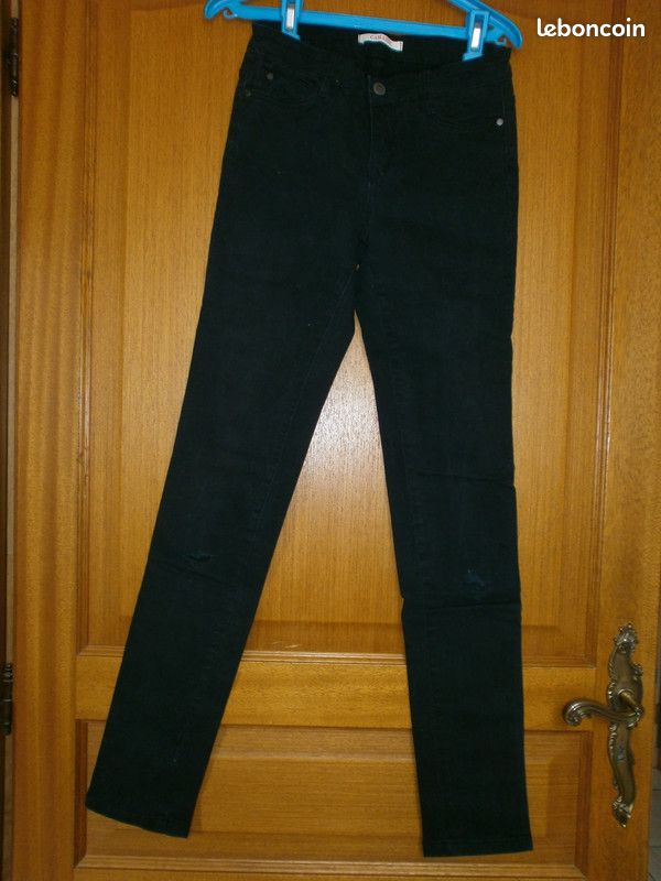 Jeans Femme CAMAIEU Skinny Bleu Taille 40 - Occasion Très Bon état, 98% Coton