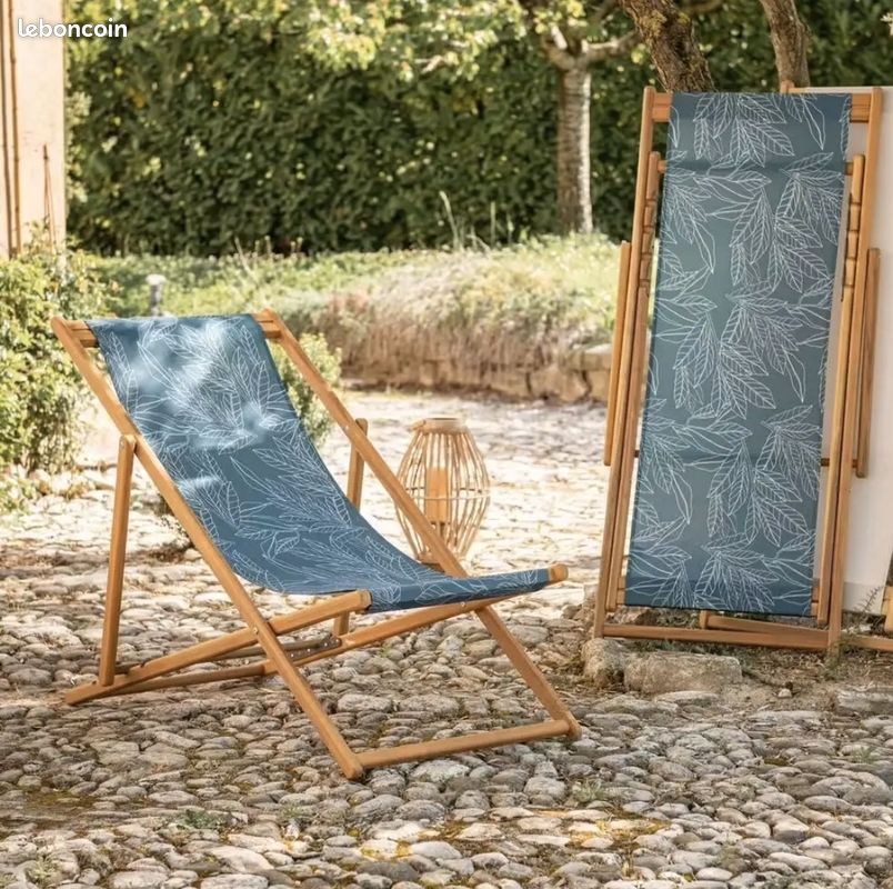 Chiliennes en Acacia "Udina" - Neuve, Jamais Utilisée 🌟 (image 7)