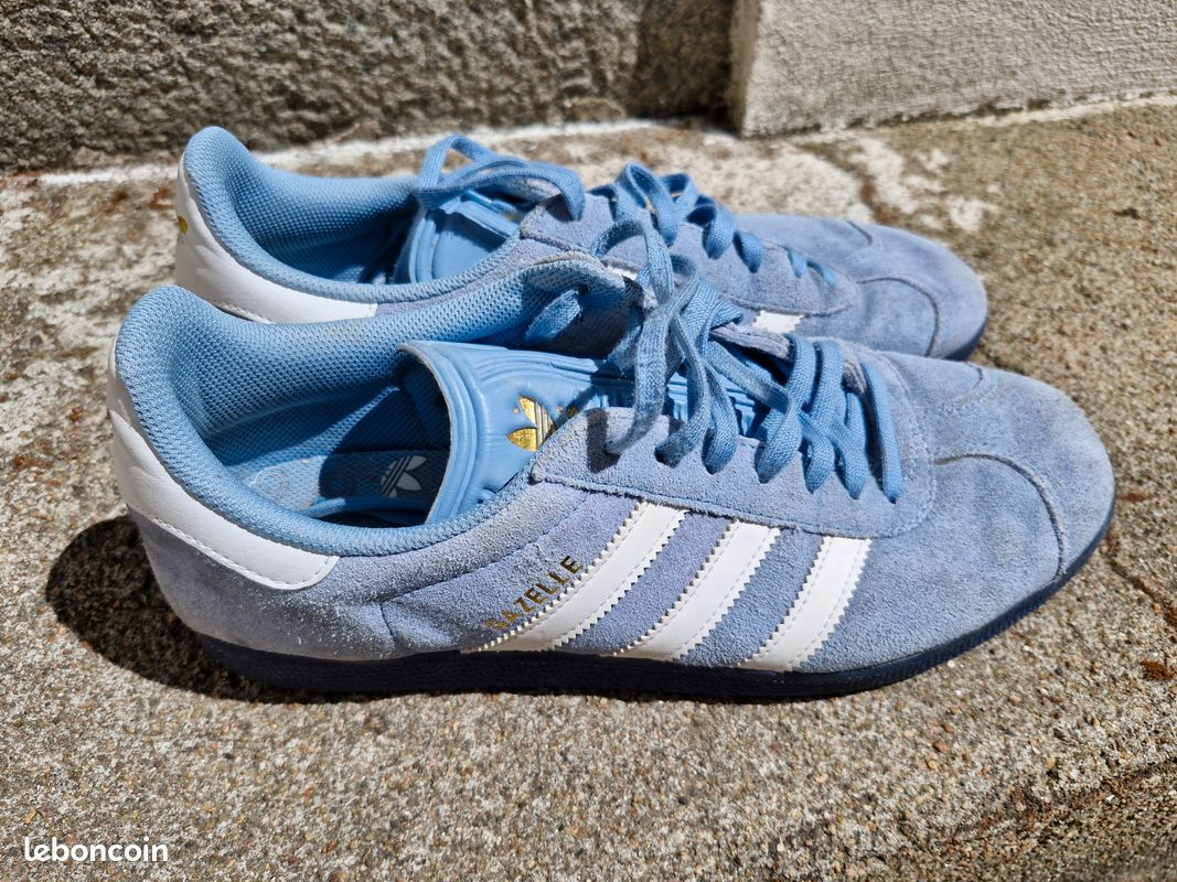 Adidas Gazelle Bleu Clair Basket Homme Bleu Ciel Adidas Gazelle