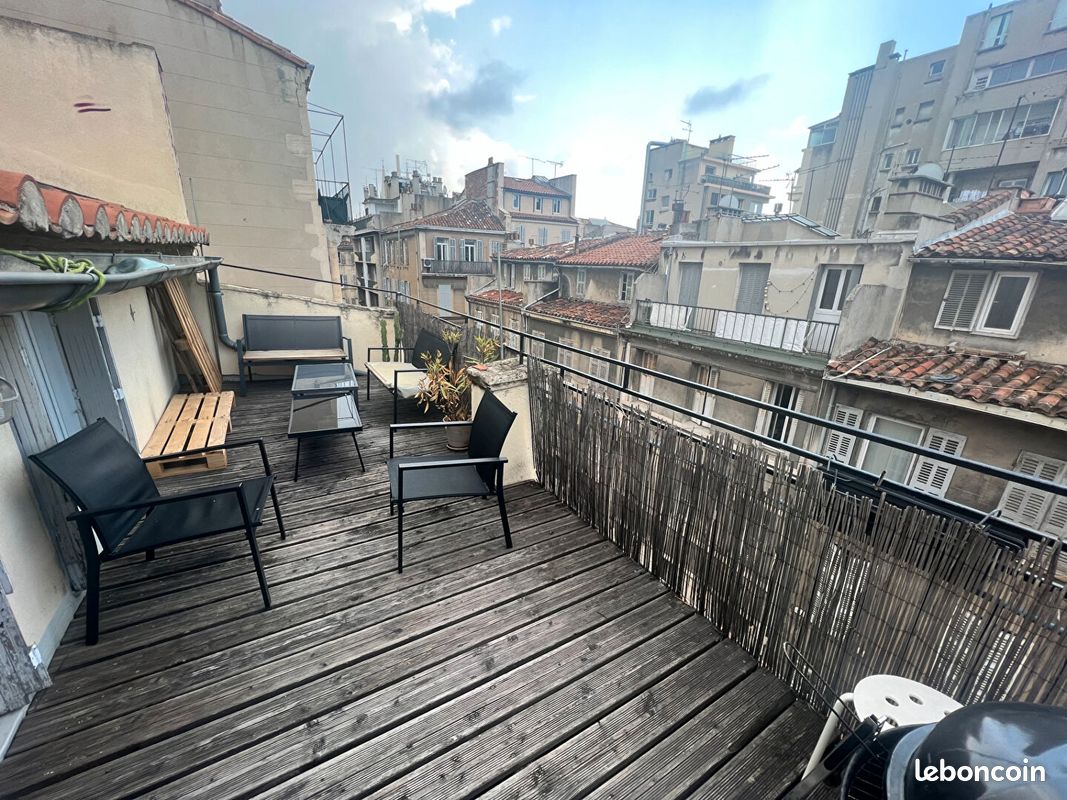 MARSEILLE 1er ARRONDISSEMENT APPARTEMENT TYPE 3 DUPLEX AVEC TERRASSE Ventes immobilières