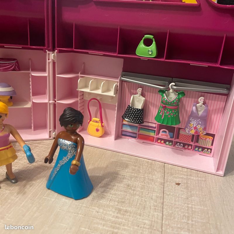PLAYMOBIL 6862 Fashion girls - Magasin Transportable (image 3)