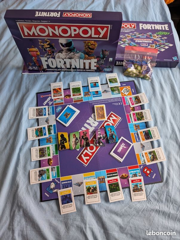 🎮 Monopoly Fortnite – Hasbro Gaming – Jeu complet – Version française (image 2)