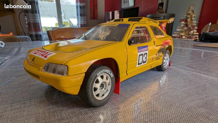 Solido Majorette 1/18 Citroën ZX Rallye Raid #3 - 10ème Anniversaire - Jaune