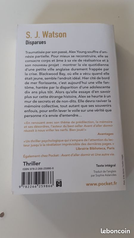 Livre pocket disparues (image 2)