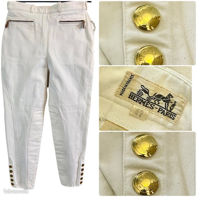 Pantalon JODHPUR Caramel Taille 42 – Coupe Chino, Entrejambe 77cm, Très Bon État
