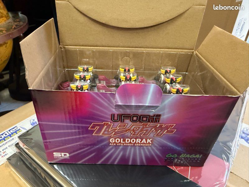 Figurine Goldorak Gomu Gomu 9cm Boite de 12Pcs Goldorak (Grendizer