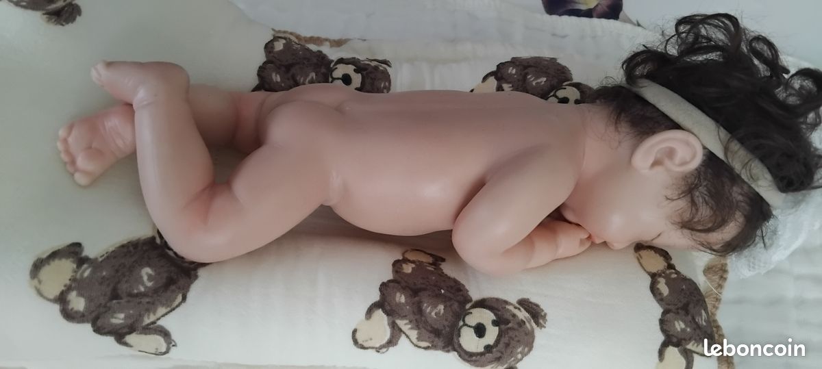 Elliumi Poupées bébé Reborn entièrement en silicone souple, boneca Tan Skin, jouets de bain