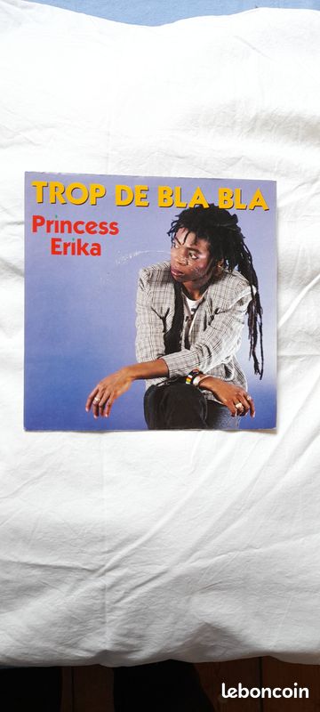 PRINCESS ERIKA - Trop de blabla (vinyle 45t) (image 4)