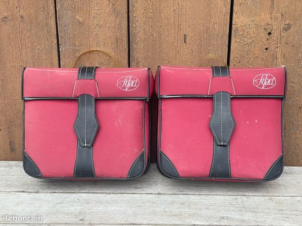 Anciennes Sacoches Vélo, Mobylette Ou Solex, Couleur Marron, Vintage, Fabrication Française