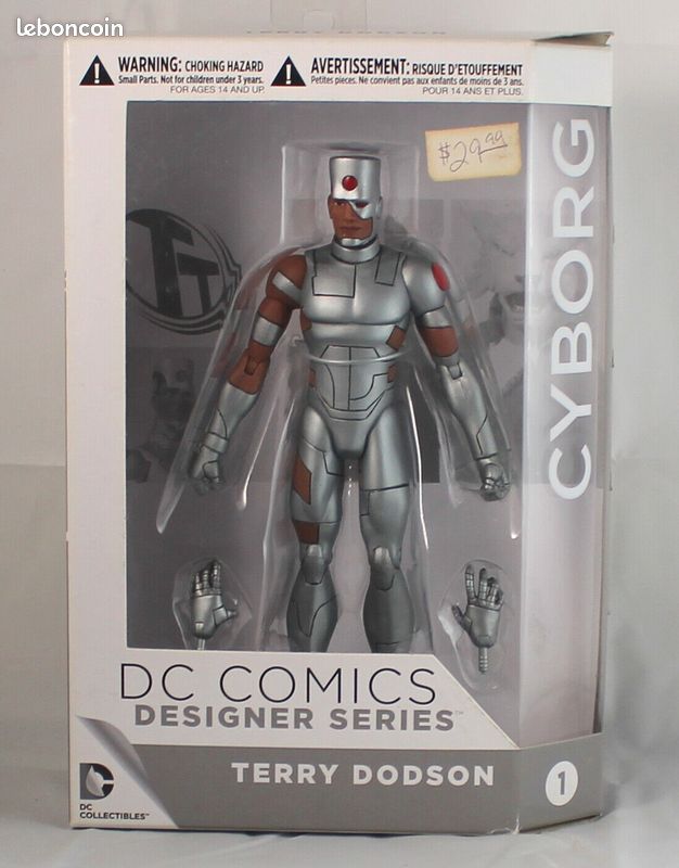 Figurine cyborg dc comics designer terry dodson n°1 33446 Jeux