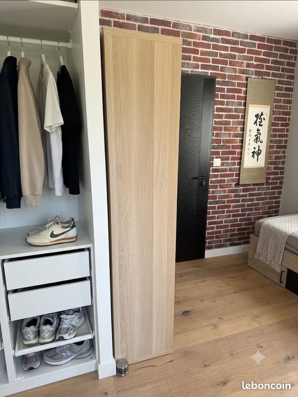 Bibliothèque/mangathèque Complète - IKEA Besta chêne blanchi - Parfait état (image 2)