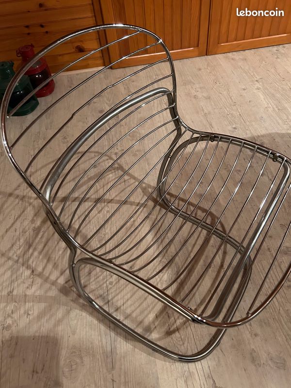 Chaises avec galettes cuir LE LOT DE 4 (image 6)
