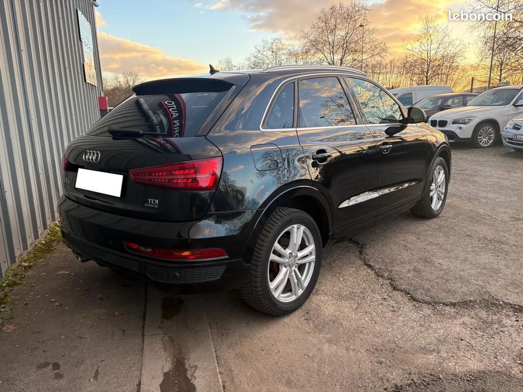 Audi Q3 2.0 TDI 184cv QUATTRO S-TRONIC FACELIFT CUIR GPS LED BVA 2018 (image 5)