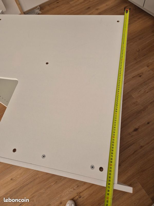 Caisson bas d’angle de cuisine blanc (image 4)
