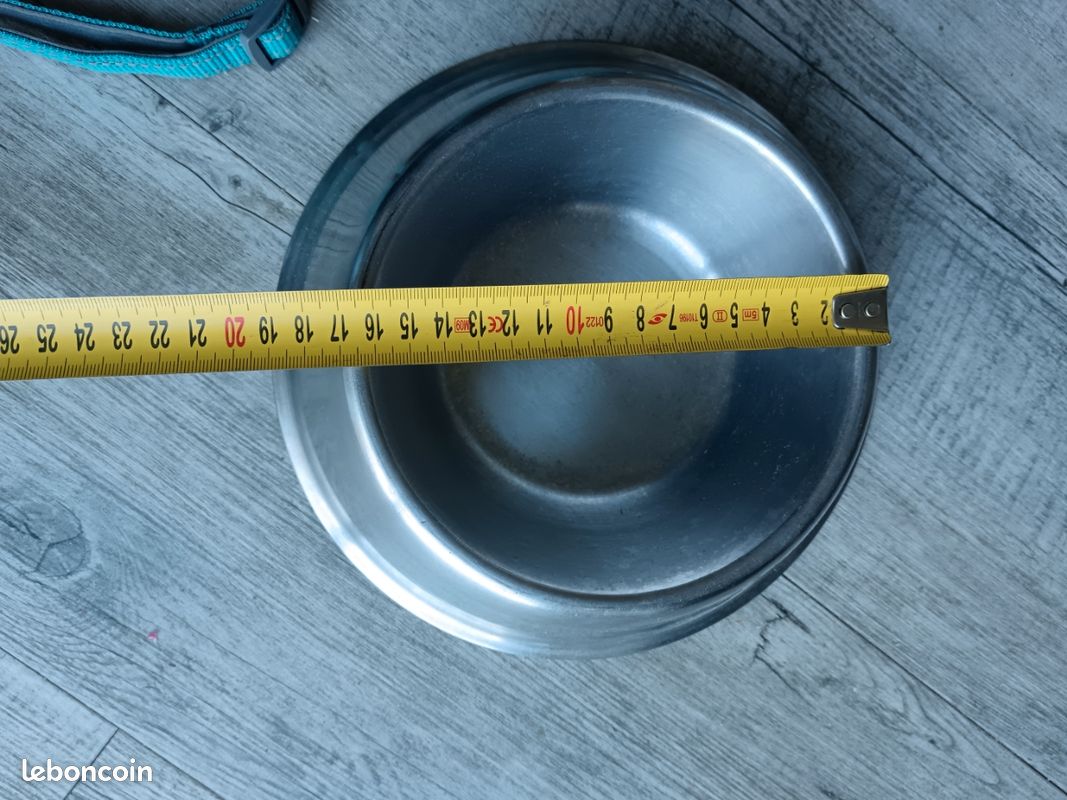 Gamelle inox pour chien, collier&laisse (image 2)