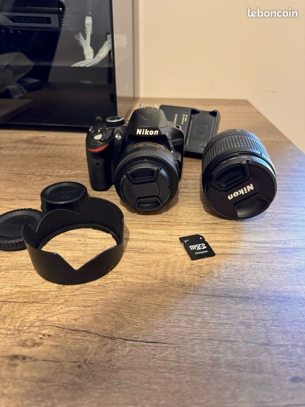 NIKON D3200 + Objectifs (image 1)