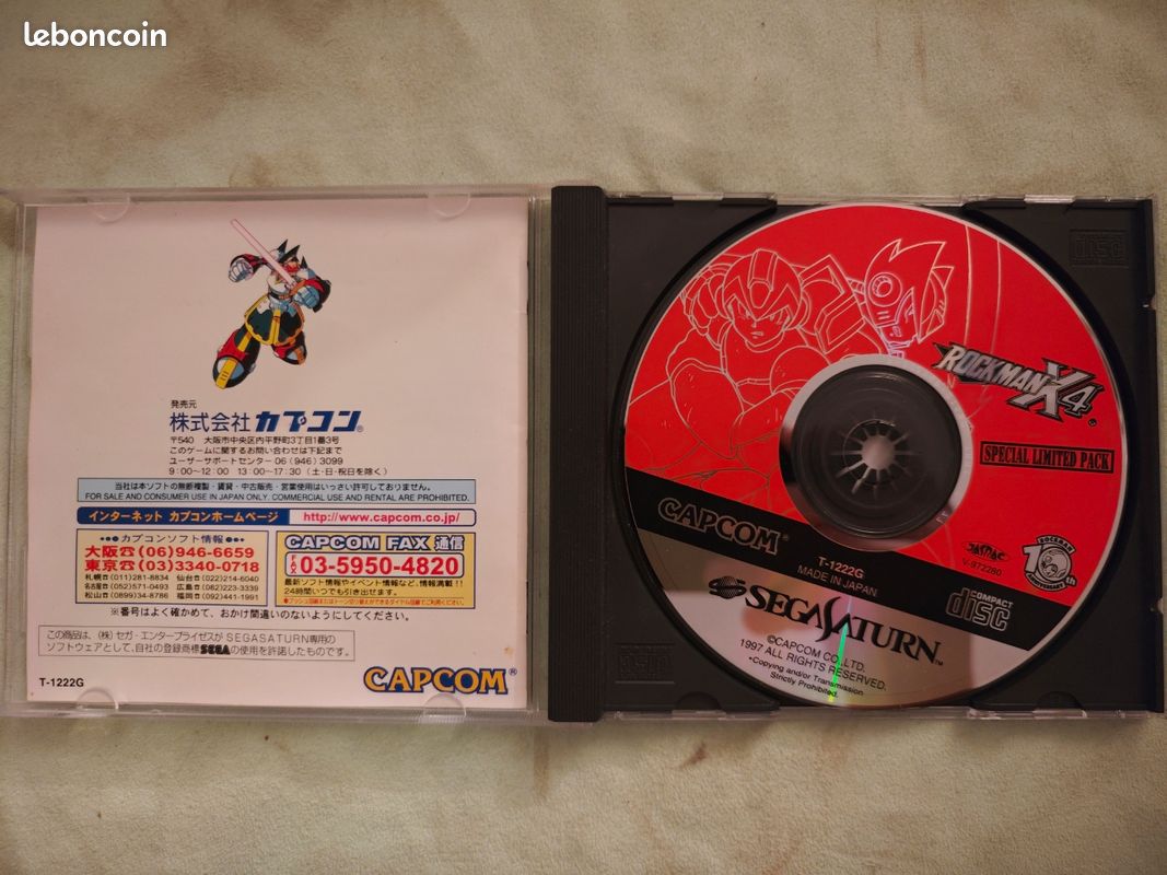 Rockman X4 Special Limited Pack – Sega Saturn, Japon, 1997, Complet (CIB)