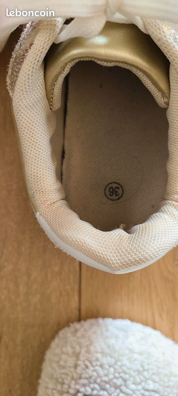 Baskets dorées Melke V taille 36 (image 4)