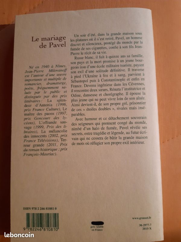 Le mariage de Pavel - Jean Pierre MILOVANOFF (image 2)