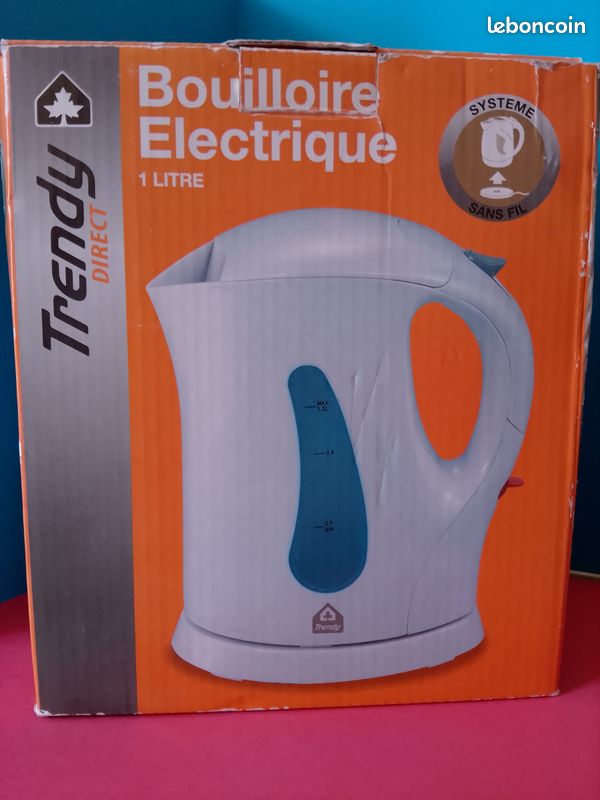 Bouilloire électrique 1L Trendy sans fil (image 6)