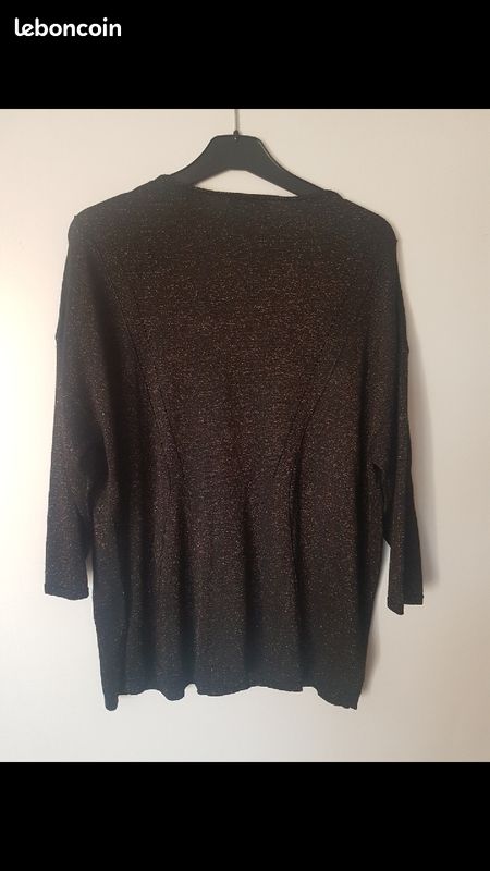 Pull marron doré Jacqueline riu neuf 46 (image 2)