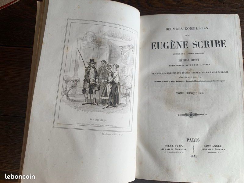 Œuvres de Scribe en cinq volumes (image 2)