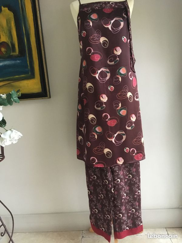 Ensemble de nuit Tunique+Pantalon neuf T:38 (image 1)