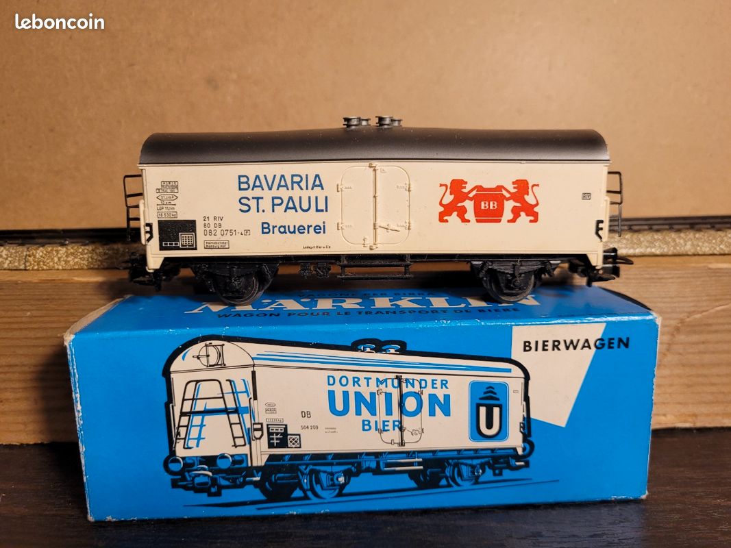 Wagon à Bagages Märklin Ho 346/4 - Réf. 4012 Avec Boîte - Rare Et En Super état
