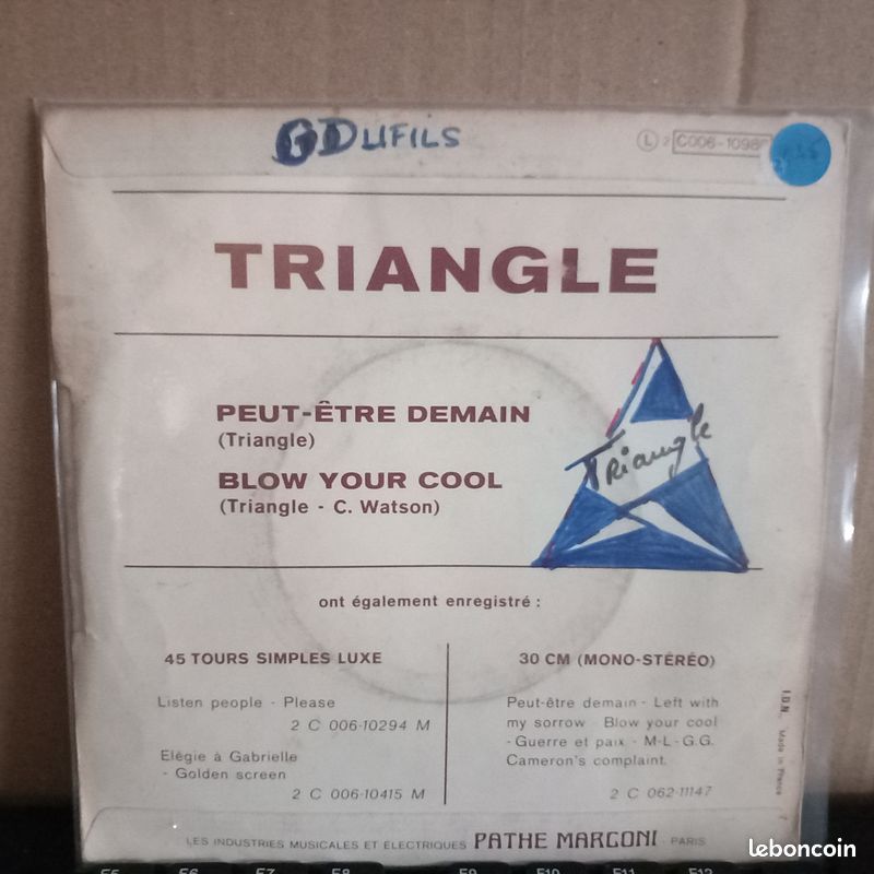 45 tr triangle (image 2)