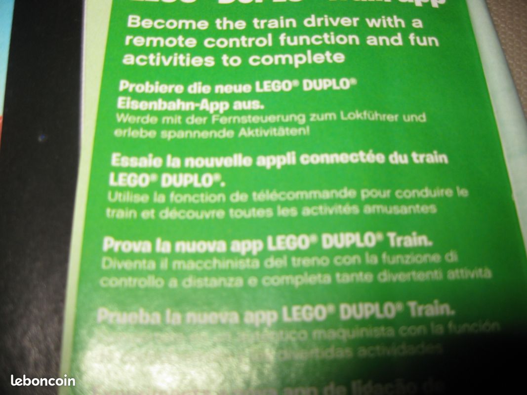 Locomotive rouge interactive légo duplo (image 6)