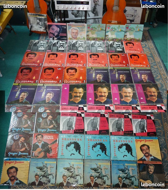Georges Brassens 45 vinyles 25 cm (image 1)