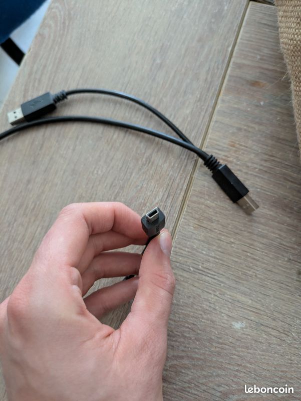 Câble Mini USB - Double USB A (image 2)