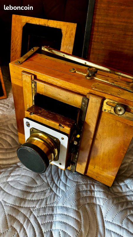 CHAMBRE PHOTOGRAPHIQUE PLAQUE (13x18) + OPTIQUE - PETRUS TRAMBOUZE - PARIS EUR 111,00 - FR