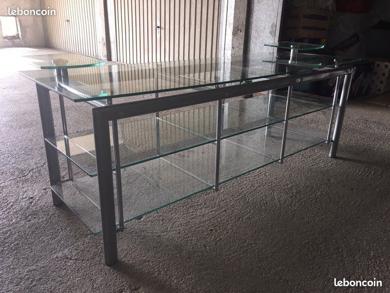Meuble TV verre (image 1)
