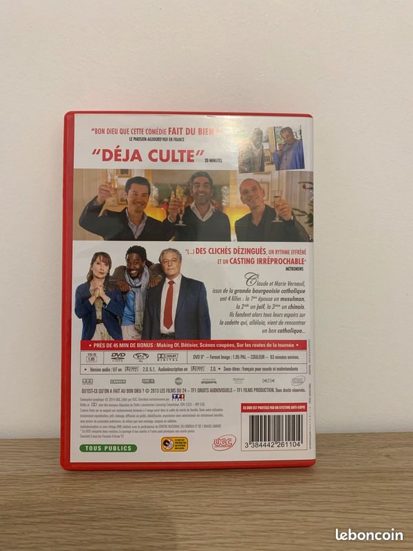 DVD - Qu'est-ce qu'on a fait au bon dieu ? De Philippe De Chauveron (image 2)