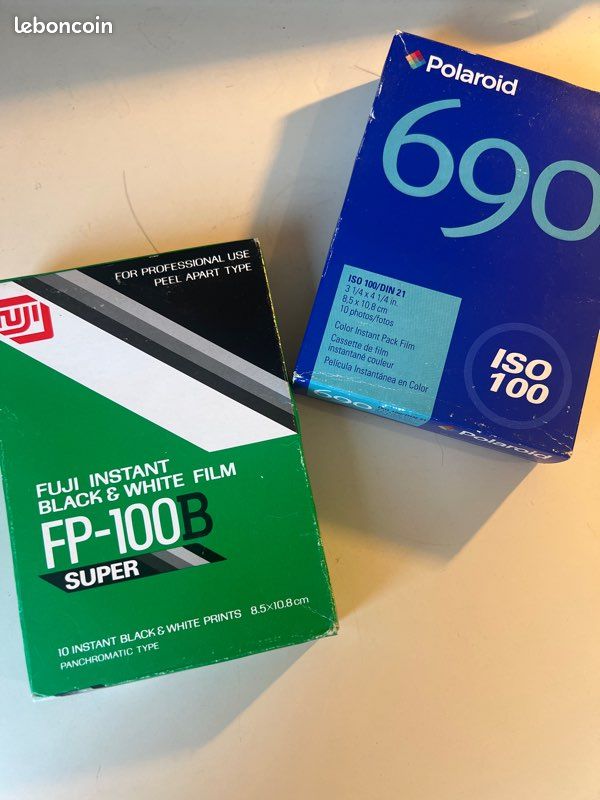 Lot de 2 - papier instantané Polaroïd ISO100 (image 1)