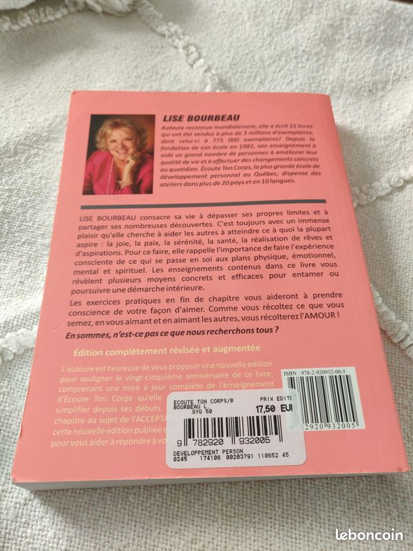 A vendre livre de Lise Bourbeau (image 2)