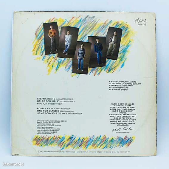 Idriss Boudrioua Quinteto – Jamal LP Vinyl Disque (image 2)
