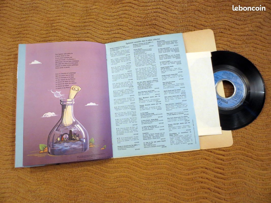 GRAEME ALLWRIGHT - 45 tours livre disque "P'tite fleur fanée" (image 4)