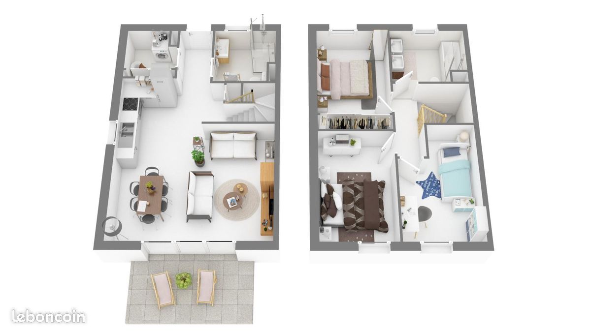 Maison 4 pièces 84 m² · à Lons · 84 m² · 978 €/mois