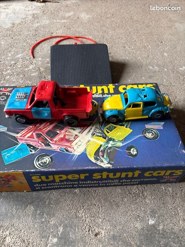 Ancien jouet tôle friction Joustra Fiat Dino rallye 24 cm ,no dinky france jouet meccano - Collection