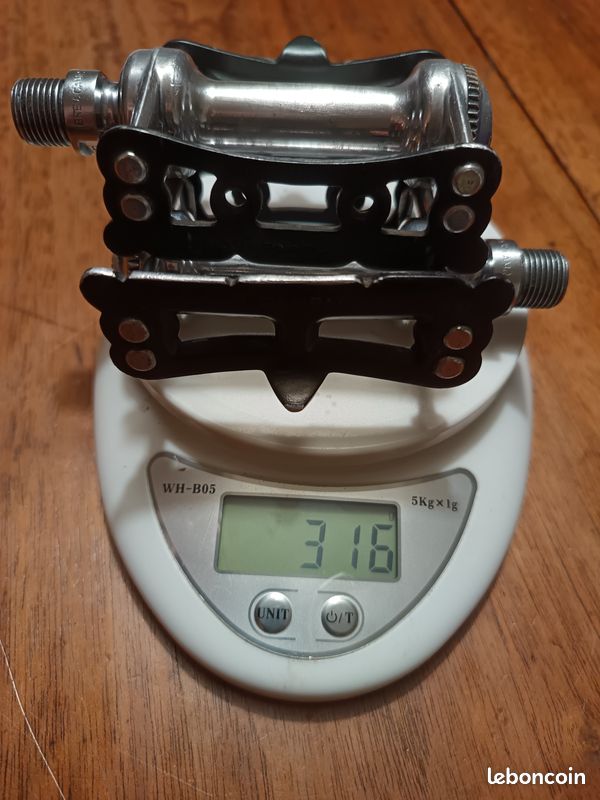 Pédales Campagnolo Record Pista Argent - Années 70/80 - Très Bon état Pour Vélos De Piste/Fixie
