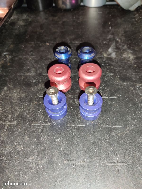 Diabolos de béquille 6 MM toutes motos pour béquille atelier stand a fourchettes (image 1)
